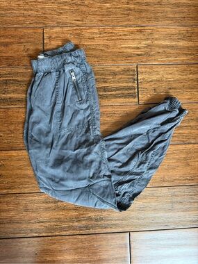 Abercrombie & Fitch Women's Gray Elastic-Waist Jogger Pants Size XS | Athletic